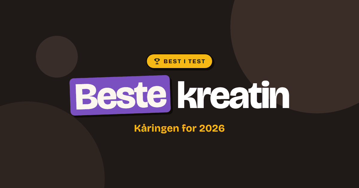 Beste kreatin i test