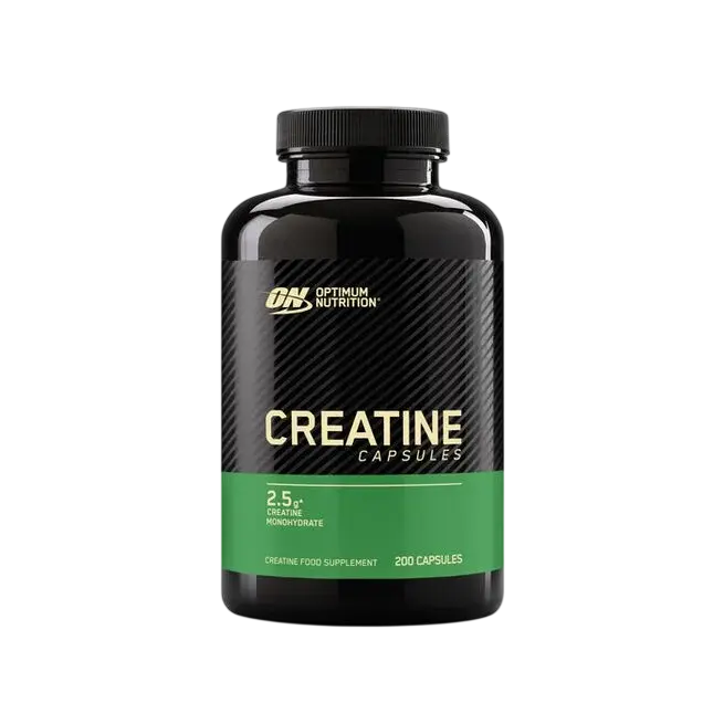 Optimum Nutrition Kreatin Creapure 180 kapsler boks