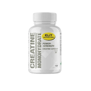 Elit 100% Creatine Monohydrate, boks med 120 kapsler