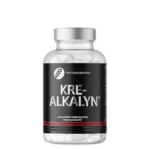 Proteinfabrikken Kre-Alkalyn, boks med 150 kapsler