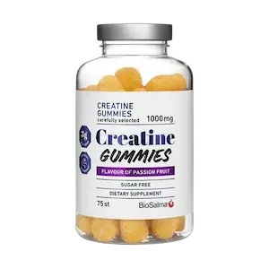 BioSalma Creatine Gummies 1000 mg, boks med 75 gummies
