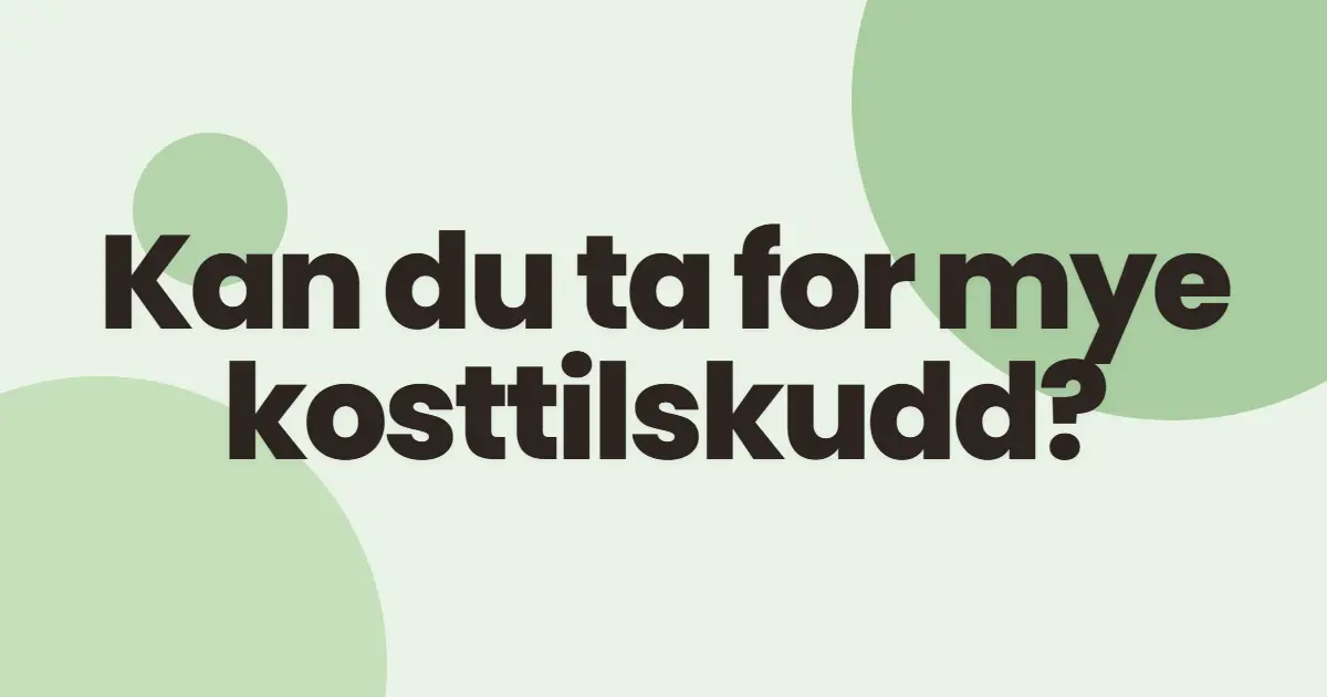Kan du ta for mye kosttilskudd?