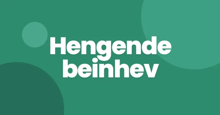 Hengende beinhev