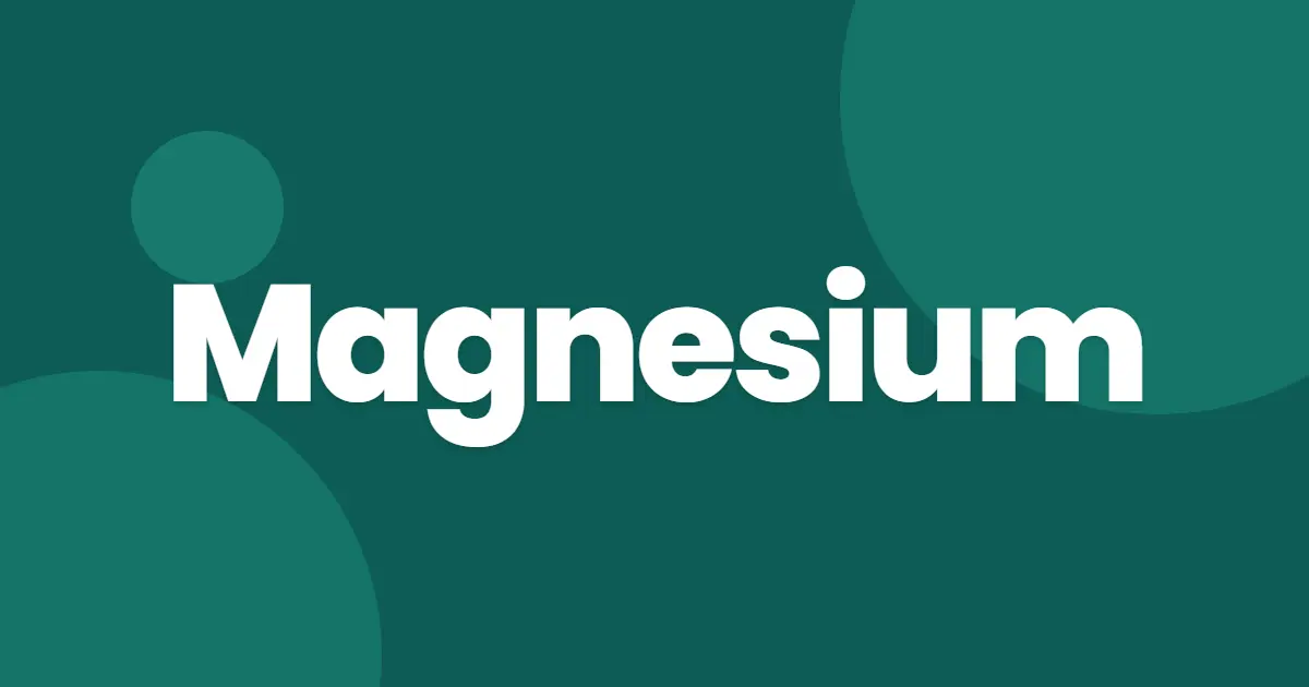 Magnesium