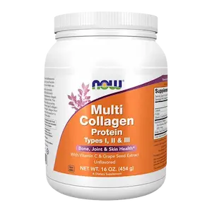 Now Foods Multi Collagen kollagen fra storfe, kylling og fisk, 454 g