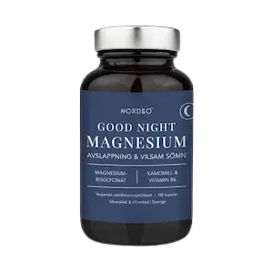 Nordbo Good Night Magnesium med bisglysinat, kamille og vitamin B6