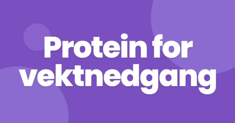Protein for vektnedgang