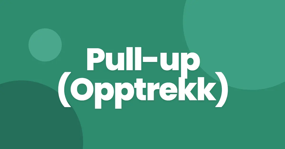 Pull-up (opptrekk)