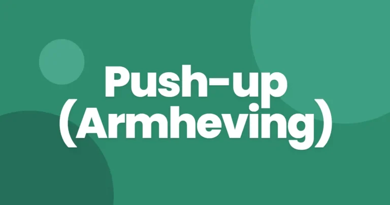 Push-up (Armheving)