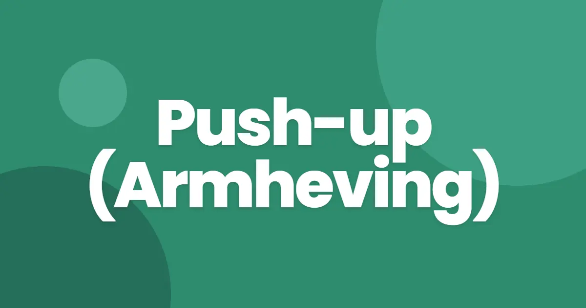 Push-up (armheving)