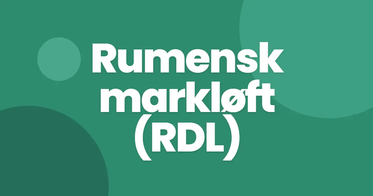 Rumensk markløft (RDL)