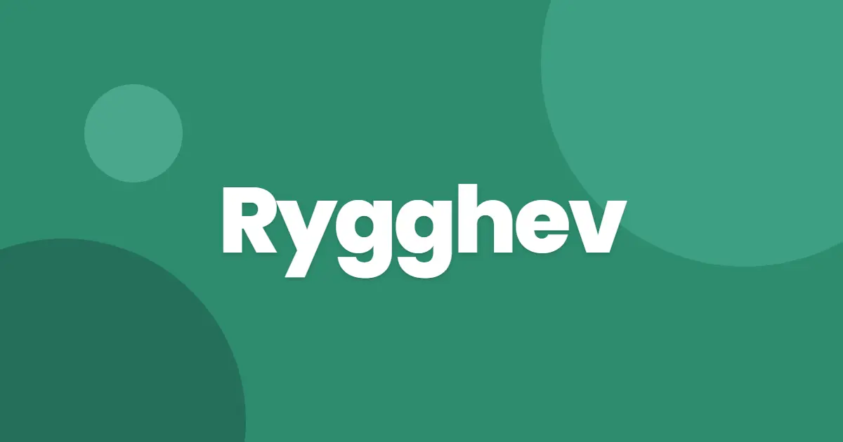 Rygghev