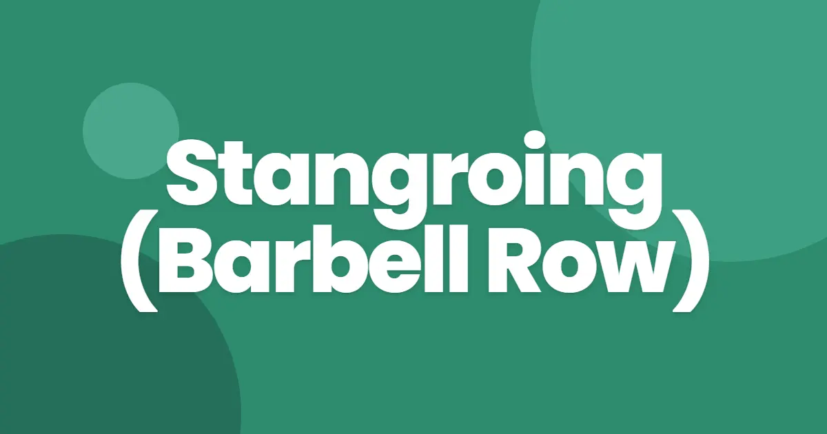 Stangroing