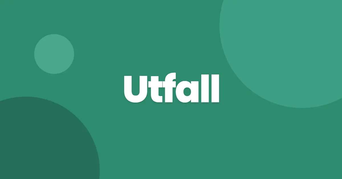 Utfall
