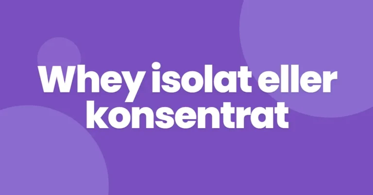 Whey isolat vs konsentrat