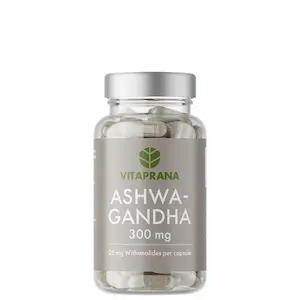 Ashwagandha best i test 2026: Vitaprana Ashwagandha 300 mg, 80 kapsler, testvinner