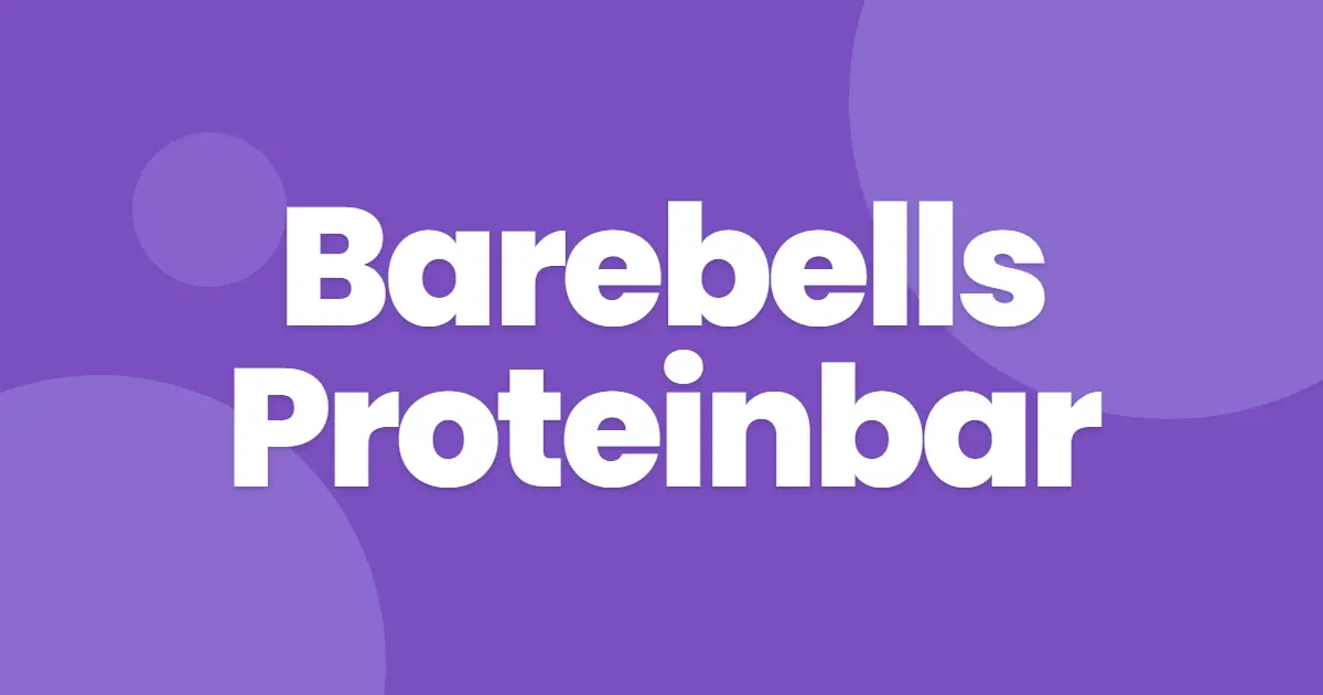 Barebells proteinbar