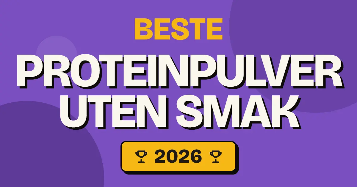 Proteinpulver uten smak