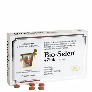 Bio-Selen med Zink 90 tabletter fra Pharma Nord