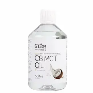 C8 MCT Olje 500 ml fra Star Nutrition