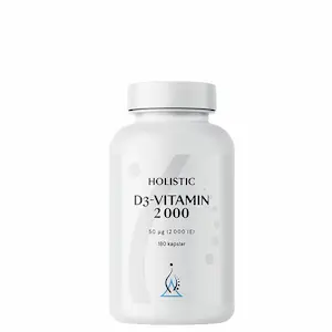 Holistic D3-vitamin 2000 IE 180 kapslar