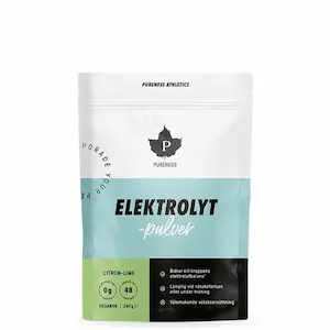 Pureness Elektrolytpulver 240 g sitron og lime med Guérande-havsalt og OptiMSM