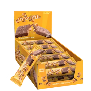 Goodlife proteinbar 50 g Caramel Coco