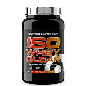 Scitec Nutrition Iso Whey Clear myseproteinisolat 1025 g mango og fersken