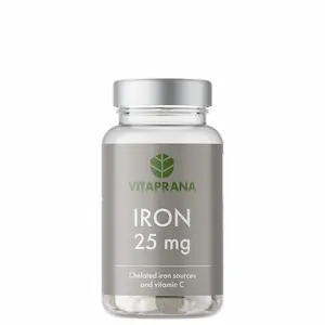 Jerntilskudd best i test 2026: Vitaprana Jern 25 mg 110 kapsler, testvinner
