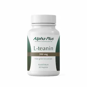 Alpha Plus L-teanin 200 mg 60 kapsler, testvinner
