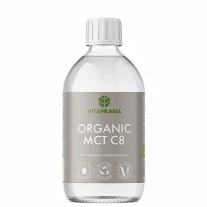 Økologisk MCT Olje C8 500 ml fra Vitaprana