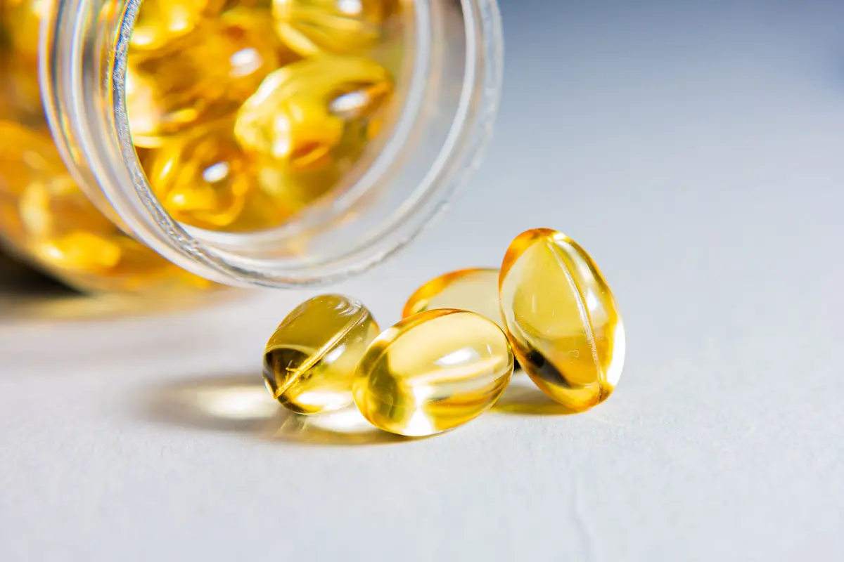 Omega-3 for barn: bilde av omega-3 kapsler