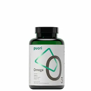 Puori O3 Omega-3, 120 kapsler laget av små fisk med 5:2 EPA DHA-ratio