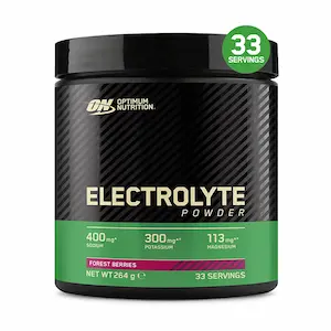 Optimum Nutrition Electrolyte Powder 264 g skogsbær med natrium, kalium, kalsium og magnesium