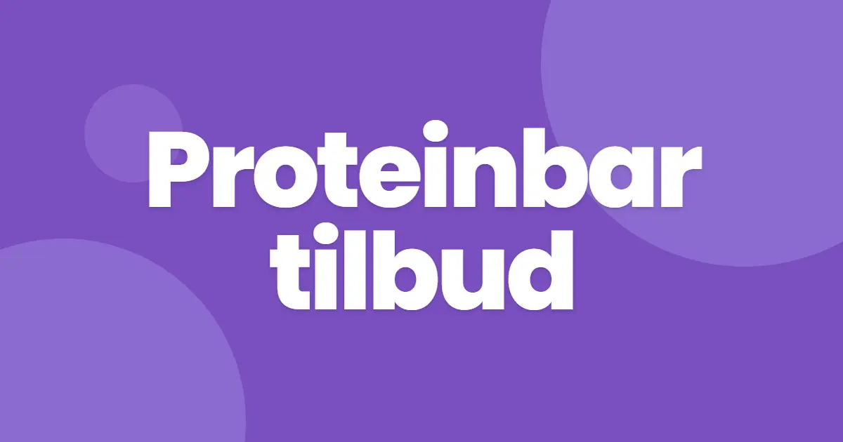 Proteinbar på tilbud