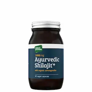 Nature Provides Shilajit og Ashwagandha 90 kapsler, vegansk kombiprodukt
