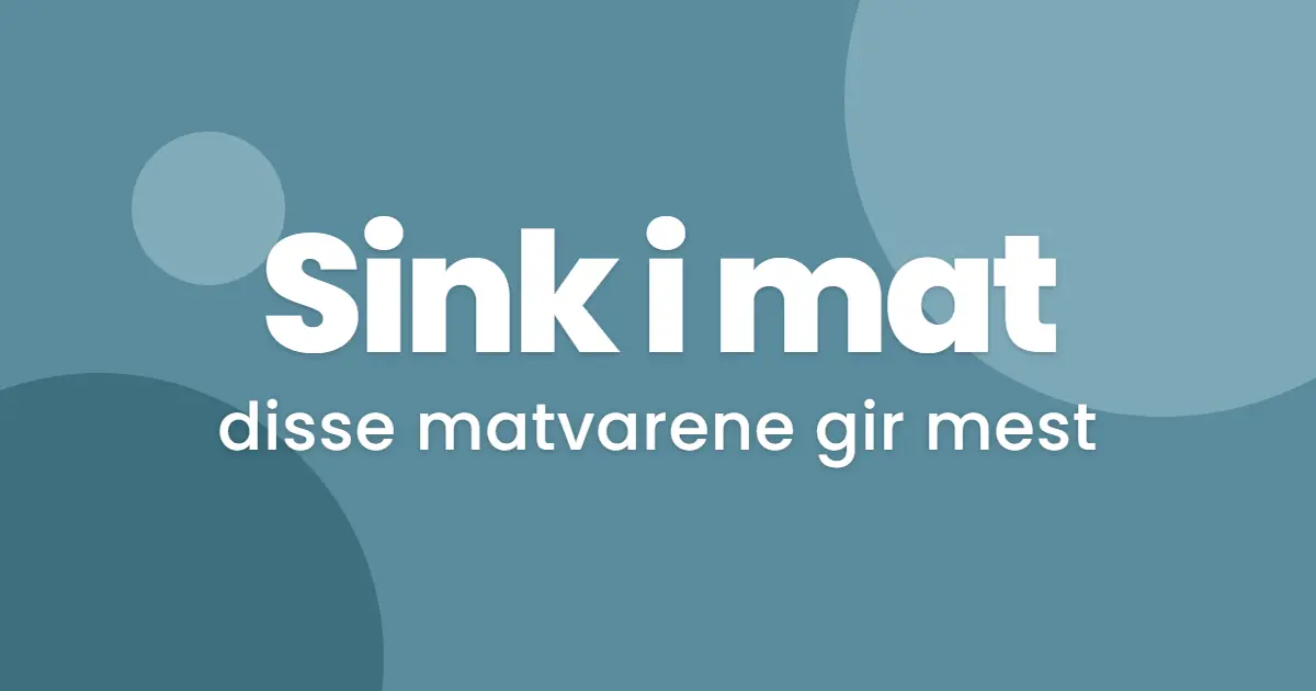 Sink i mat