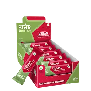 Star Nutrition Vegan proteinbar 55 g Raspberry Chocolate