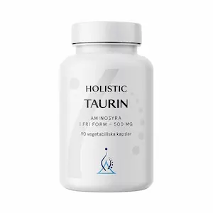 Holistic Taurin 500 mg, 90 vegetabilske kapsler