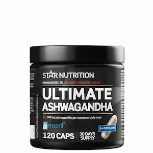 Star Nutrition Ultimate Ashwagandha 120 kapsler med Sensoril-ekstrakt