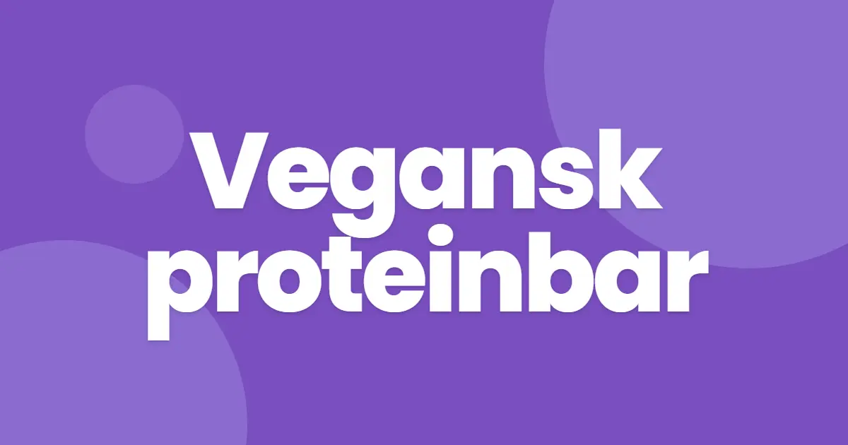 Vegansk proteinbar