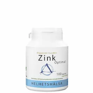 Zink Optimal 25 mg 100 kapsler fra Helhetshälsa