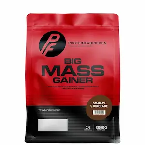 Proteinfabrikken Big Mass Gainer 3000 g Sjokolade