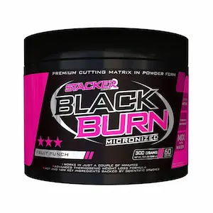 STACKER2 Black Burn Micronized Fruit Punch 300 g