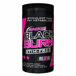 STACKER2 Black Burn Stim-Free 90 kapsler