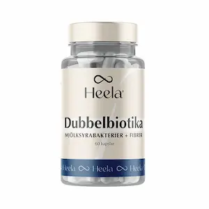 Heela Dubbelbiotika 60 kapsler