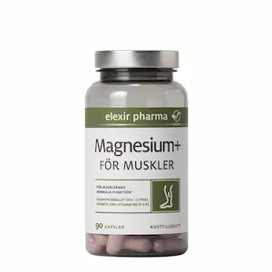 Elexir Pharma Magnesium+ For muskler 90 kapsler