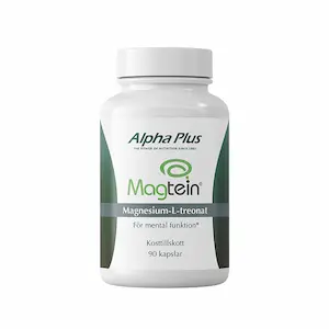 Alpha Plus Magtein Magnesium L-treonat 90 kapsler
