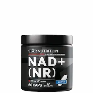 NAD best i test 2026: Star Nutrition NAD+ (NR) 300 mg 60 kapsler, testvinner