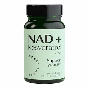 Great Earth NAD+ Resveratrol 30 kapsler